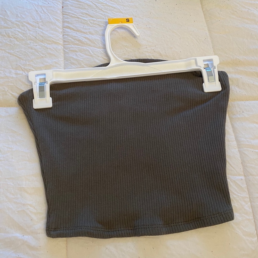 garage army green tube top